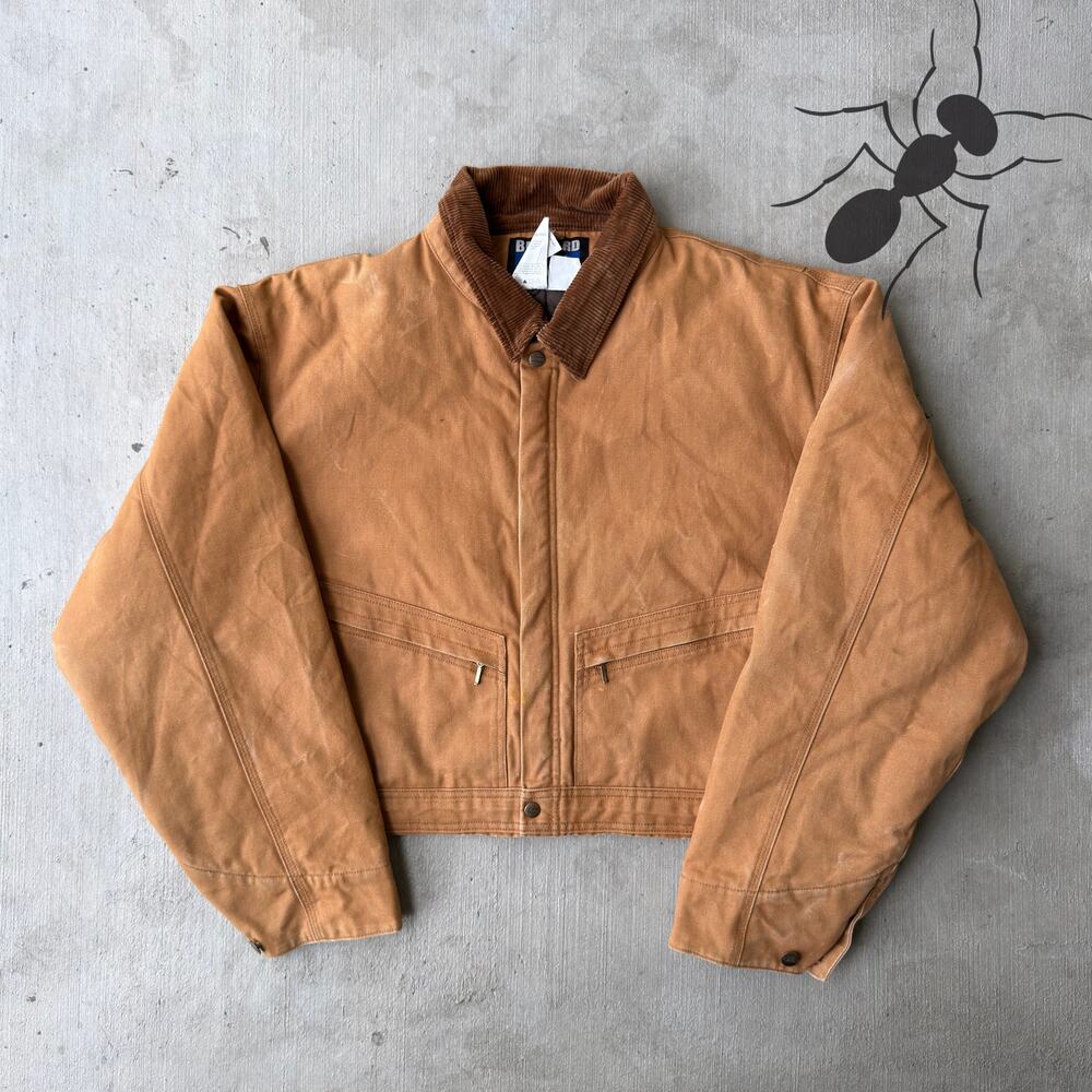 Brown walls blizzard cropped work wear jacket